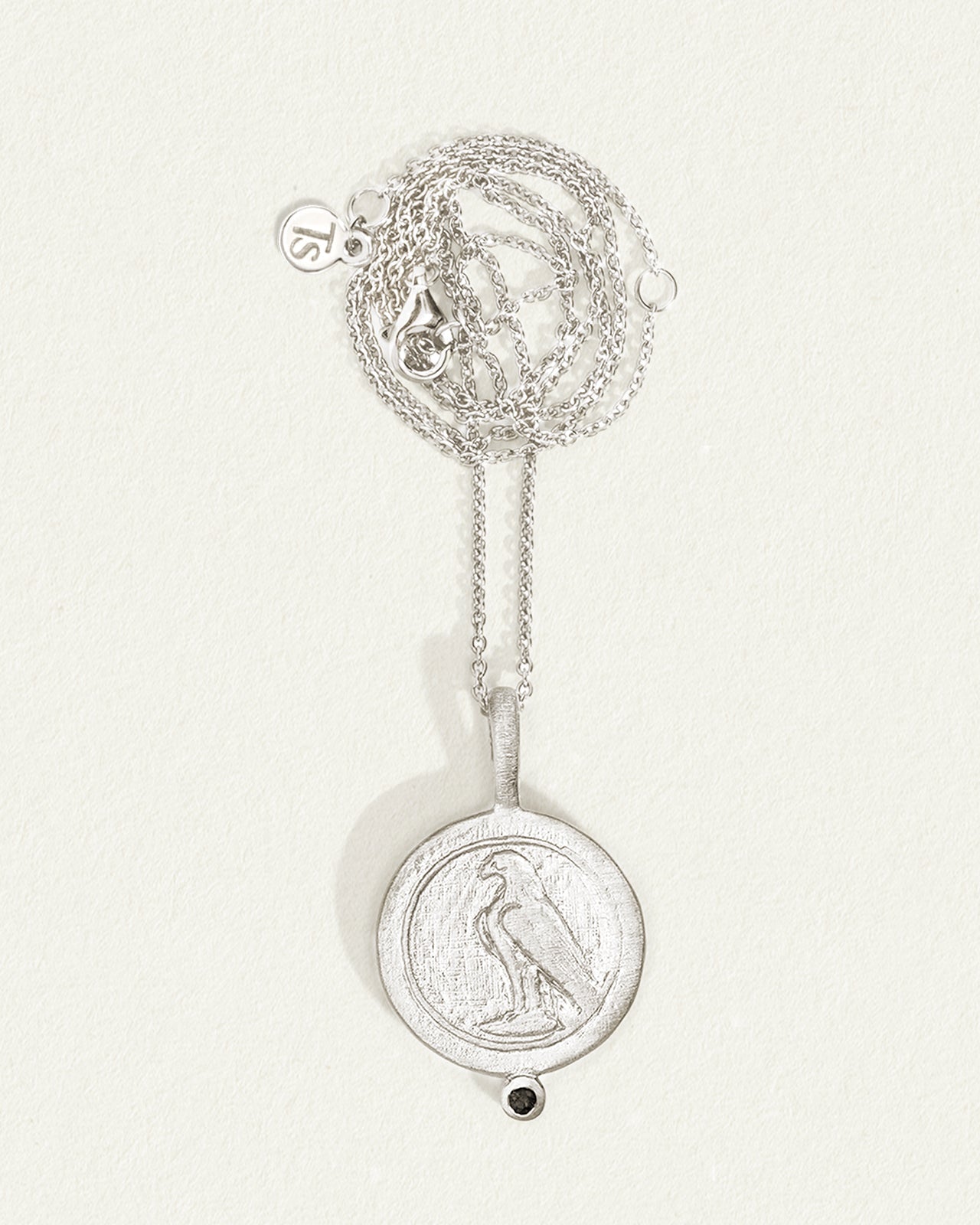 Roman Caesar Augustus Denarius Coin Necklace
